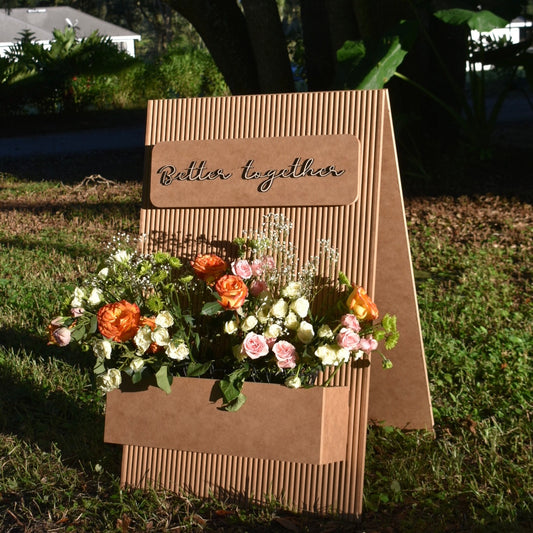 Rustic Wedding Flower Box